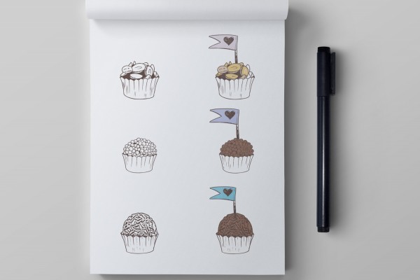 Ilustração de Produtos