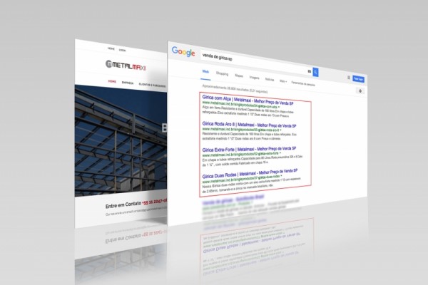 Site em primeiro lugar no Google