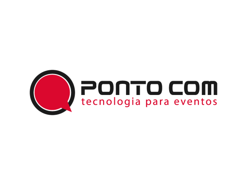 Logotipo Pontocom - Tecnologia para Eventos