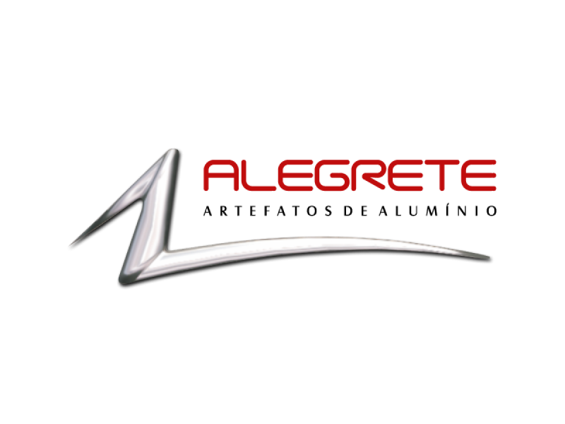 Logotipo Alegrete Artefatos de Alumínio