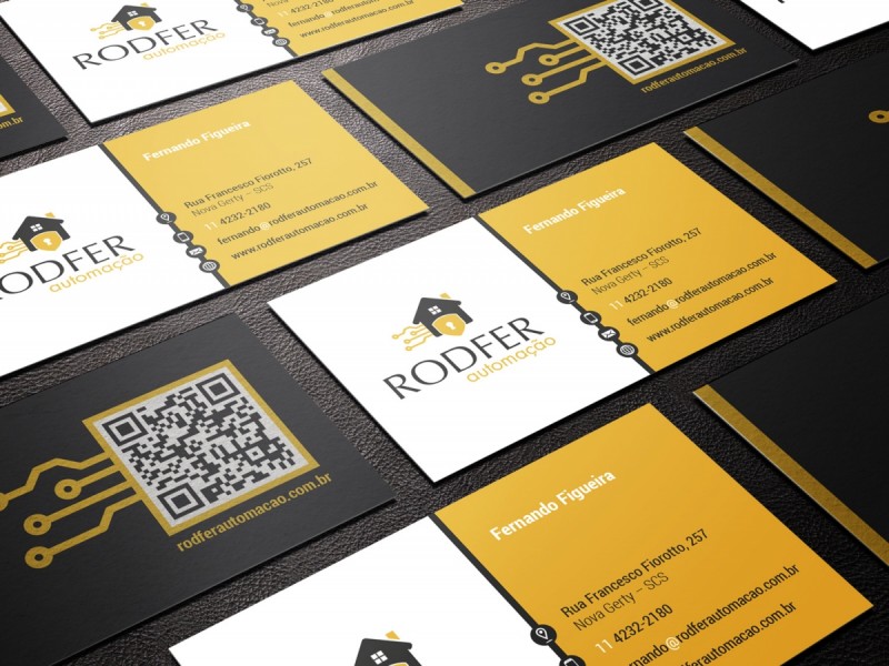 Identidade Visual e Papelaria Rodfer Automação