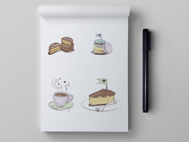 Ilustração de Produtos