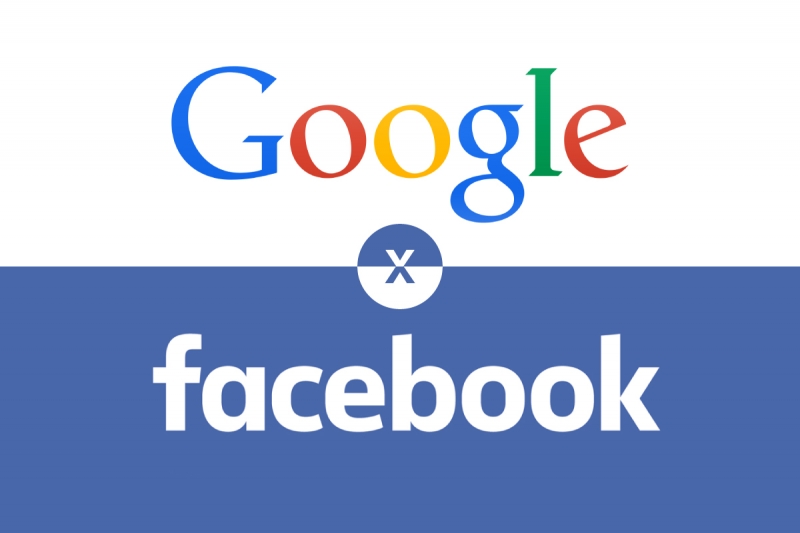 Imagem referente a Google vs Facebook